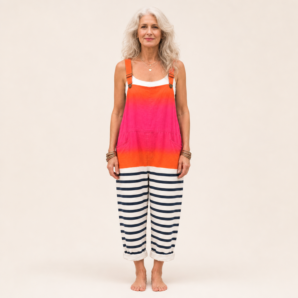 Christine | Comfortable Printed Overalls