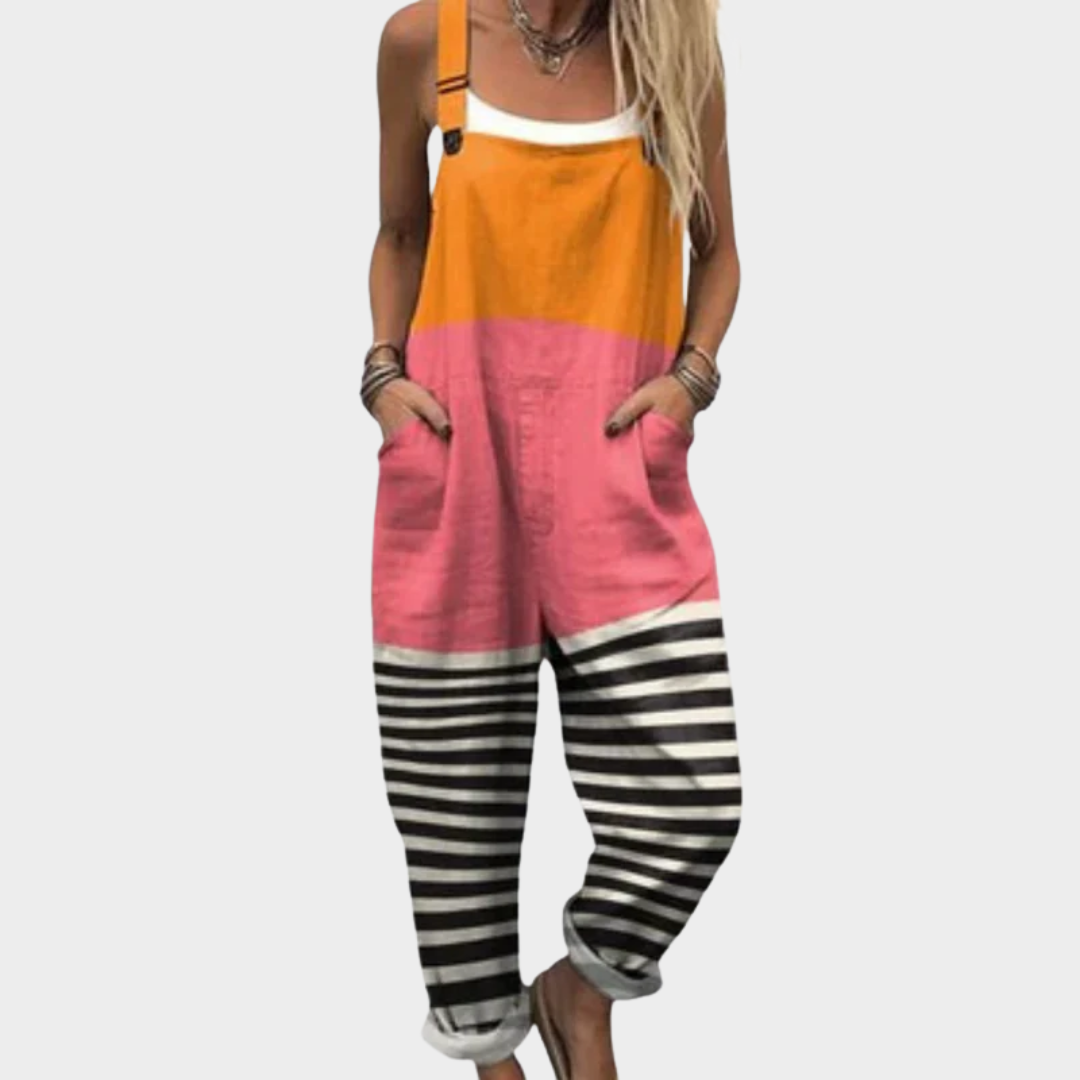 Valerie | Comfortable Printed Overalls