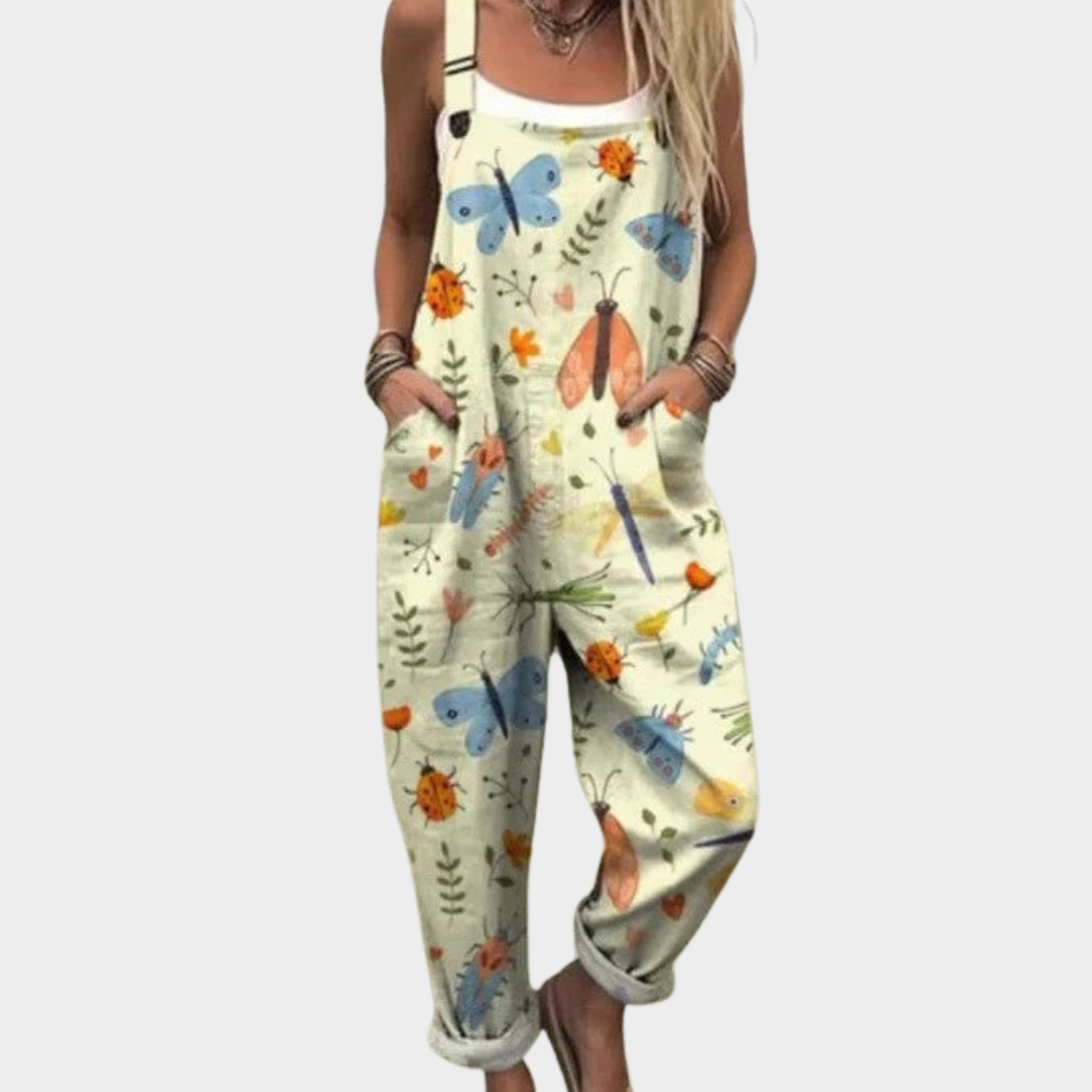 Lauren | Comfortable Printed Overalls