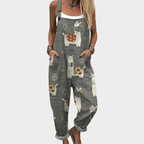 Melissa | Comfortable Printed Overalls