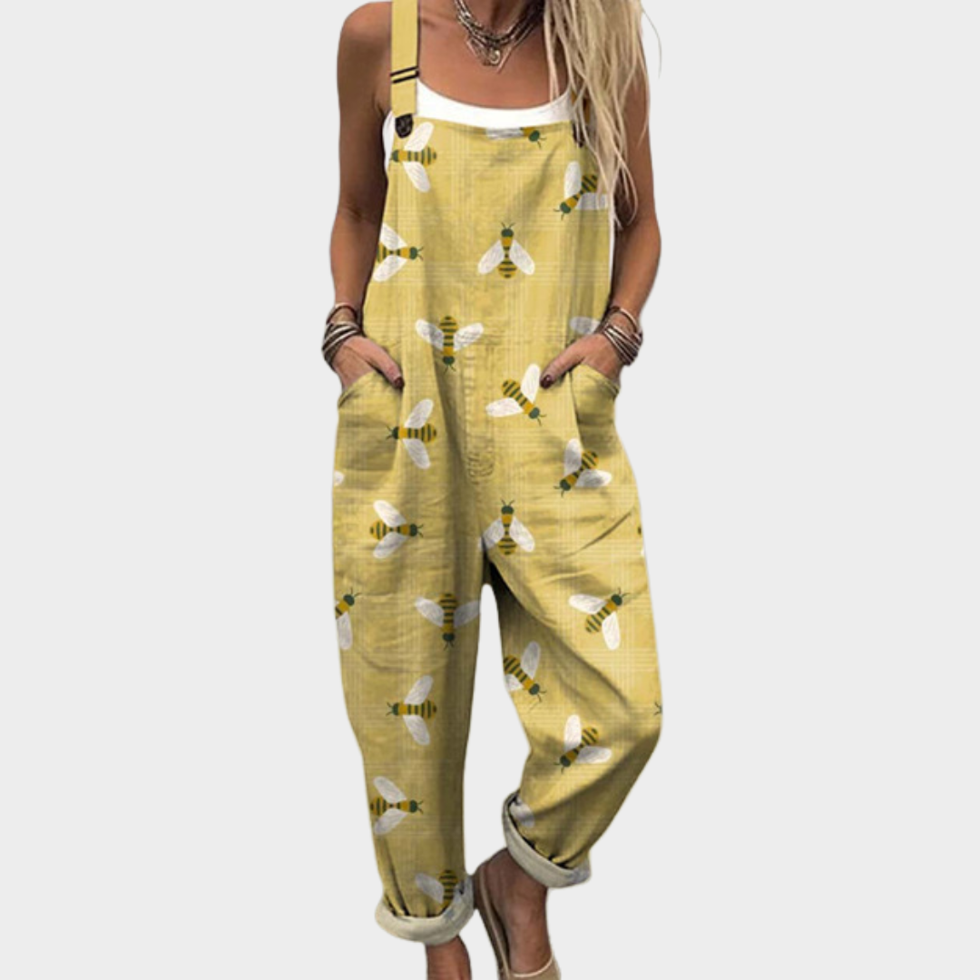 Amelia | Comfortable Printed Overalls