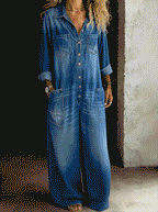 Lena | Casual Denim Overall
