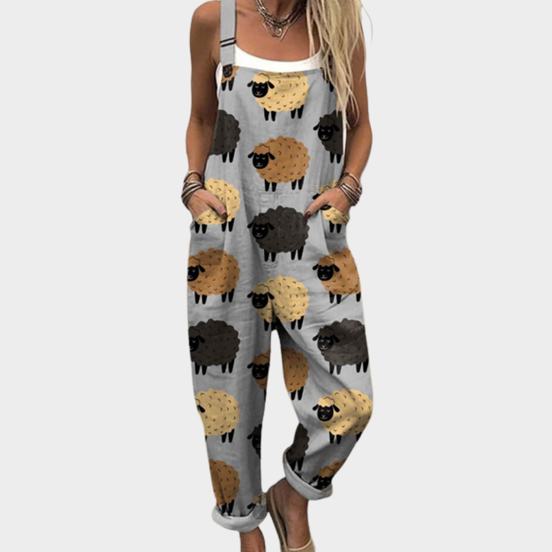 Julie | Comfortable Printed Overall