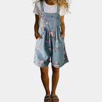 Judy | Floral Denim Overall Jacket