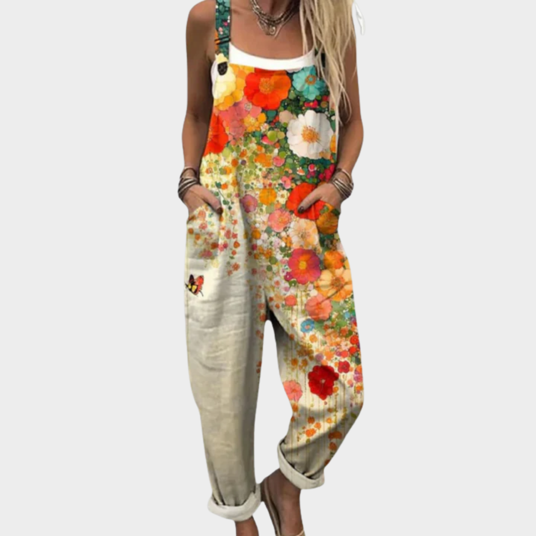 Tina | Comfortable Printed Overalls