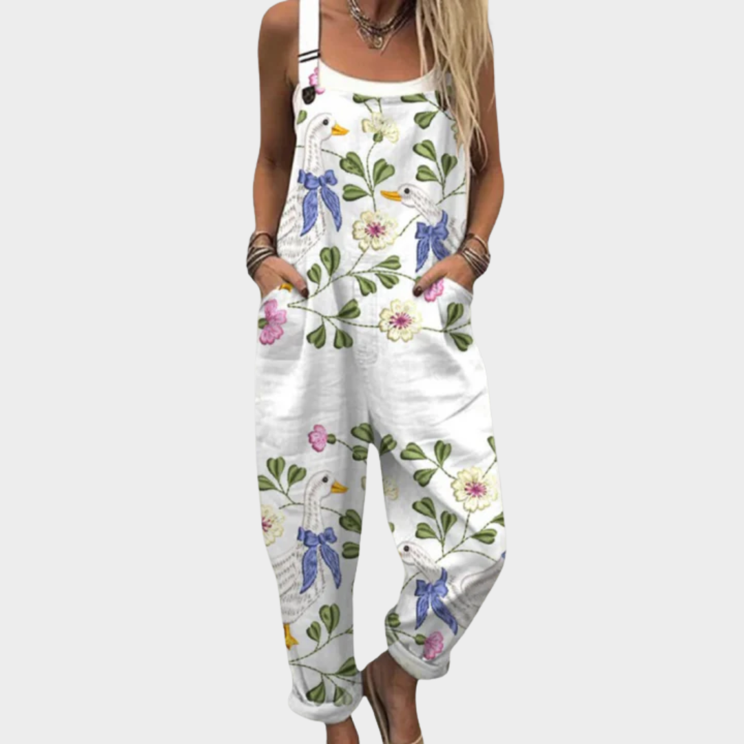 Laura | Comfortable Printed Overalls