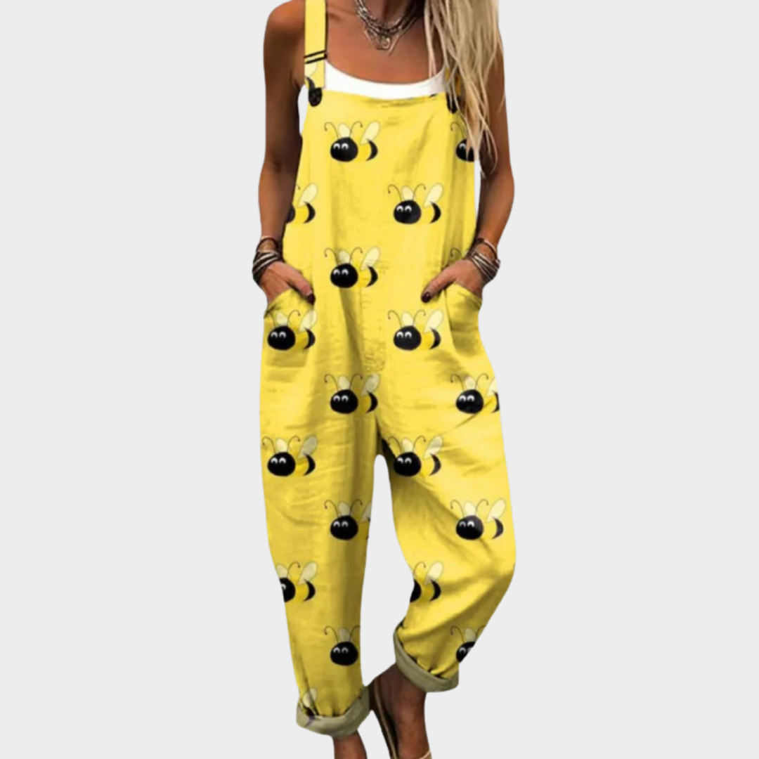 Isabella | Comfortable Printed Overalls