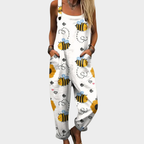 April | Comfortable Printed Overalls