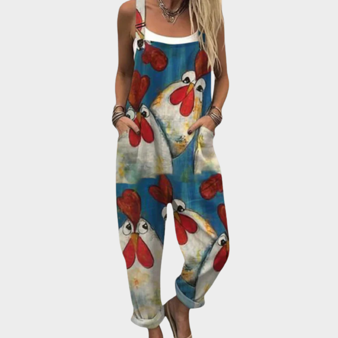 Paula | Comfortable Printed Overalls