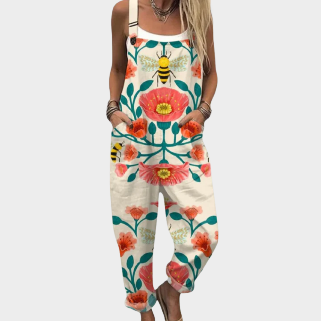 Maria | Comfortable Printed Overalls