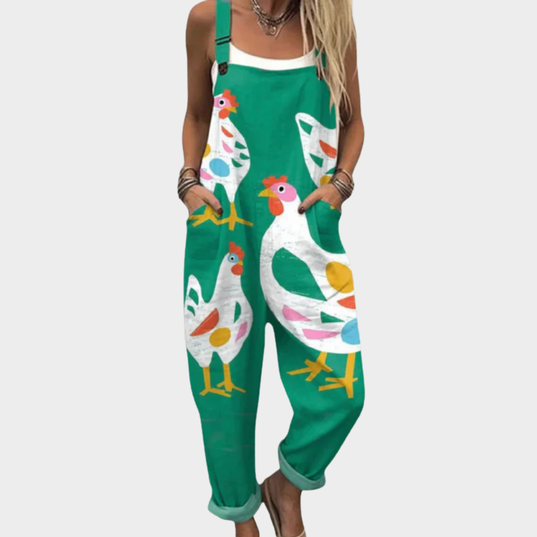 Marissa | Comfortable Printed Overalls