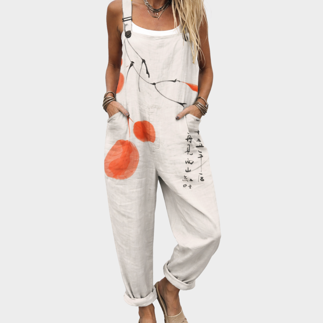 Rachel | Comfortable Printed Overalls