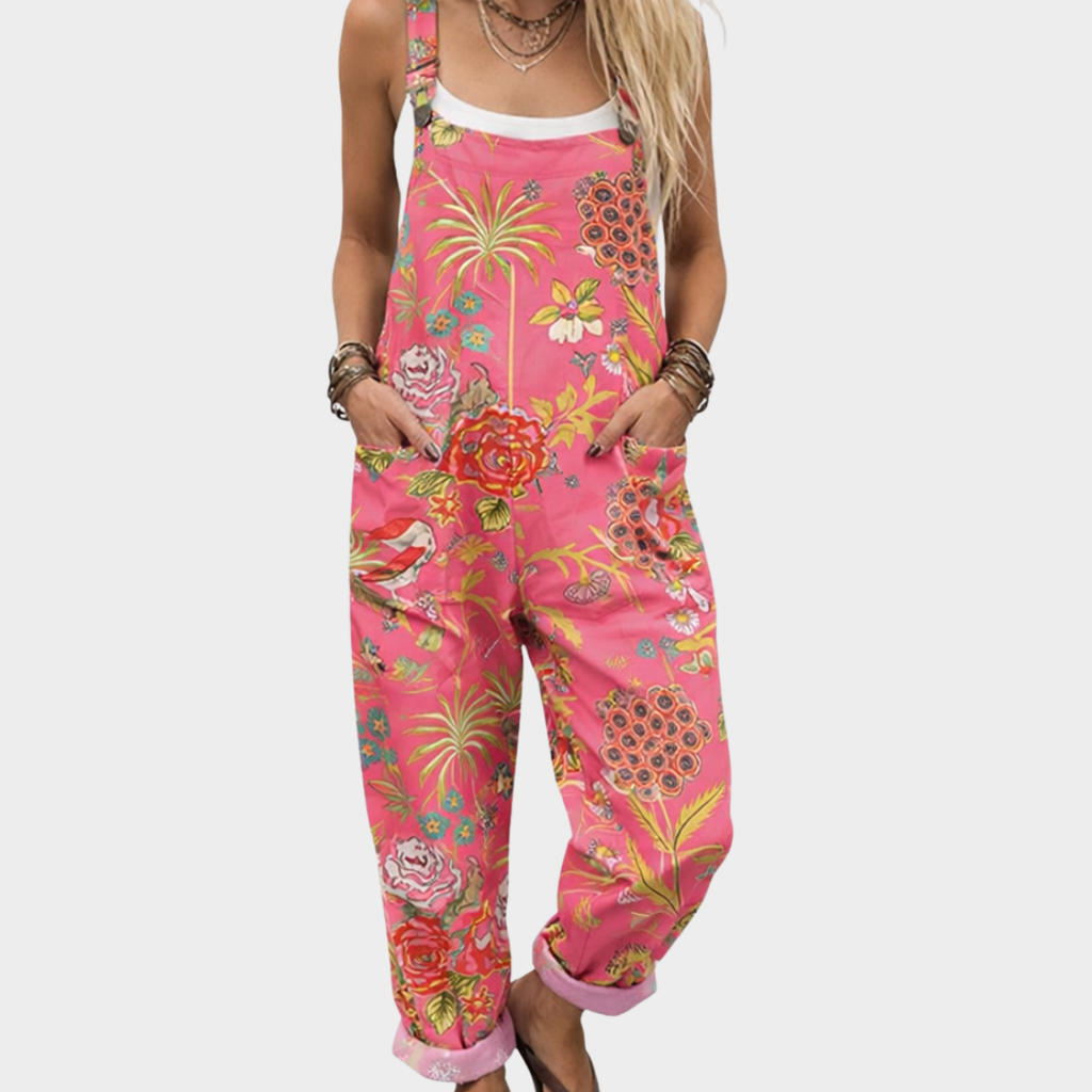 Michelle | Comfortable Printed Overalls