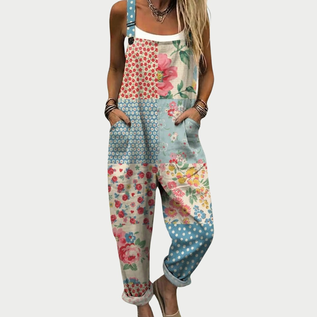 Cassie | Comfortable Printed Overalls