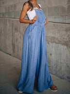 Brooke™ | Relaxed Denim Dungarees