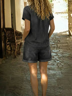 Stefania | Short Denim Set
