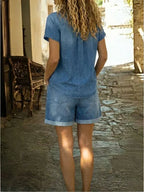 Stefania | Short Denim Set