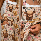 Nicole | Comfortable Printed Overalls