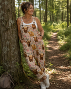Nicole | Comfortable Printed Overalls