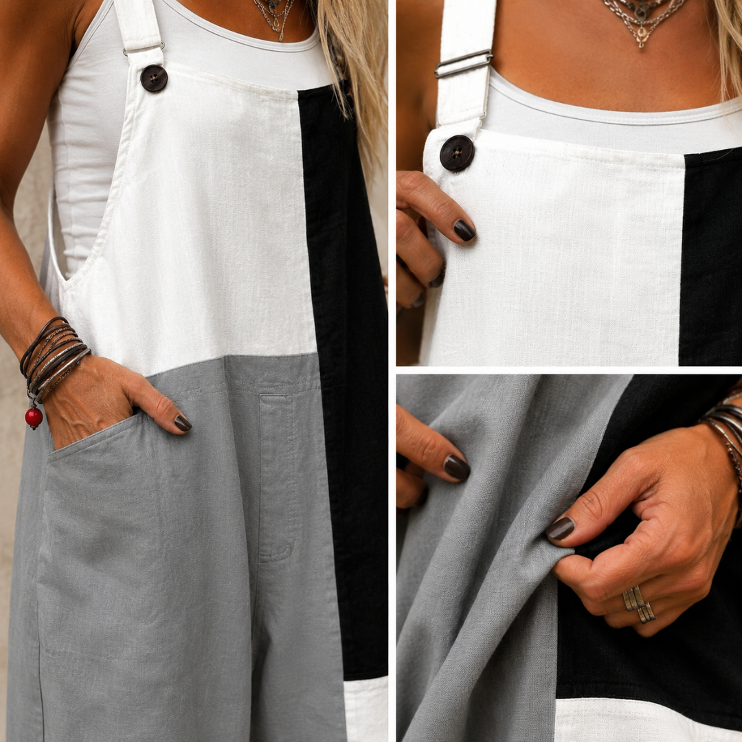 Rebecca | Comfortable Printed Overalls