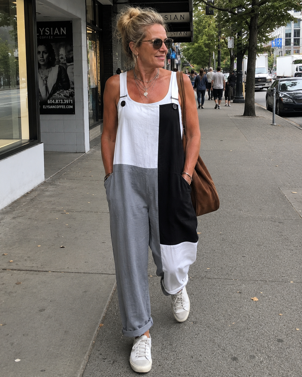 Rebecca | Comfortable Printed Overalls