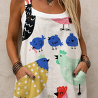 Nina | Comfortable Printed Overalls