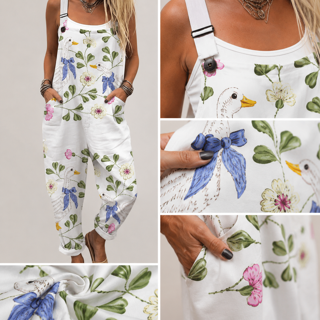 Laura | Comfortable Printed Overalls