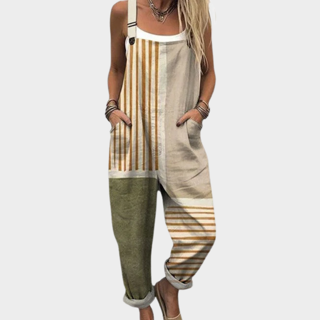 Katherine | Comfortable Printed Overalls