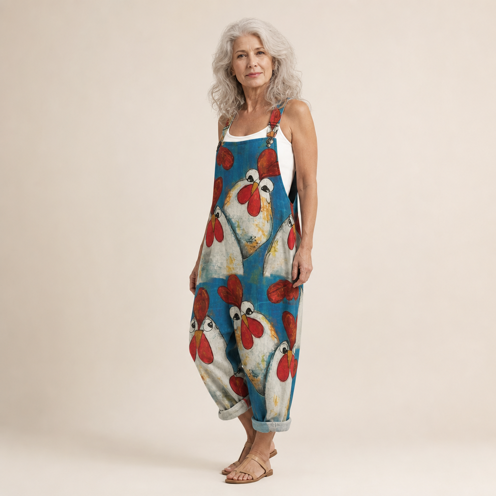 Paula | Comfortable Printed Overalls