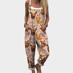 Nicole | Comfortable Printed Overalls