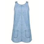 Saylor | Relaxed Denim-Look Dress