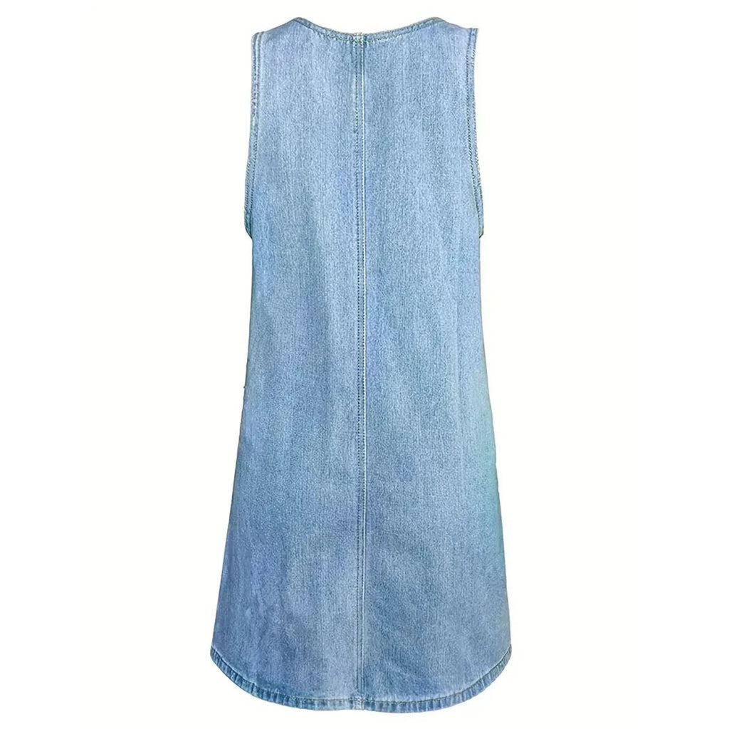 Saylor | Relaxed Denim-Look Dress