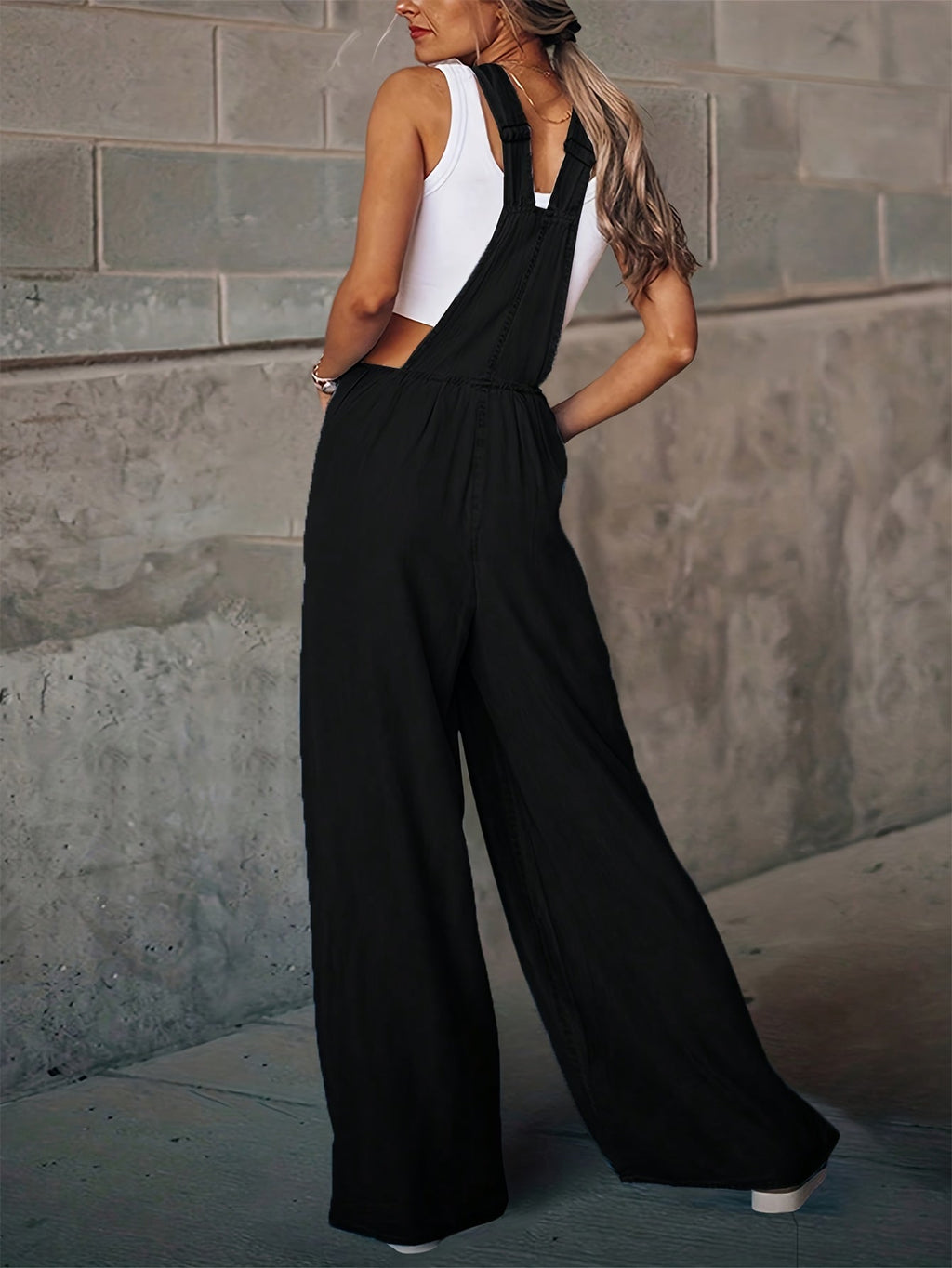 Brooke™ | Relaxed Denim Dungarees