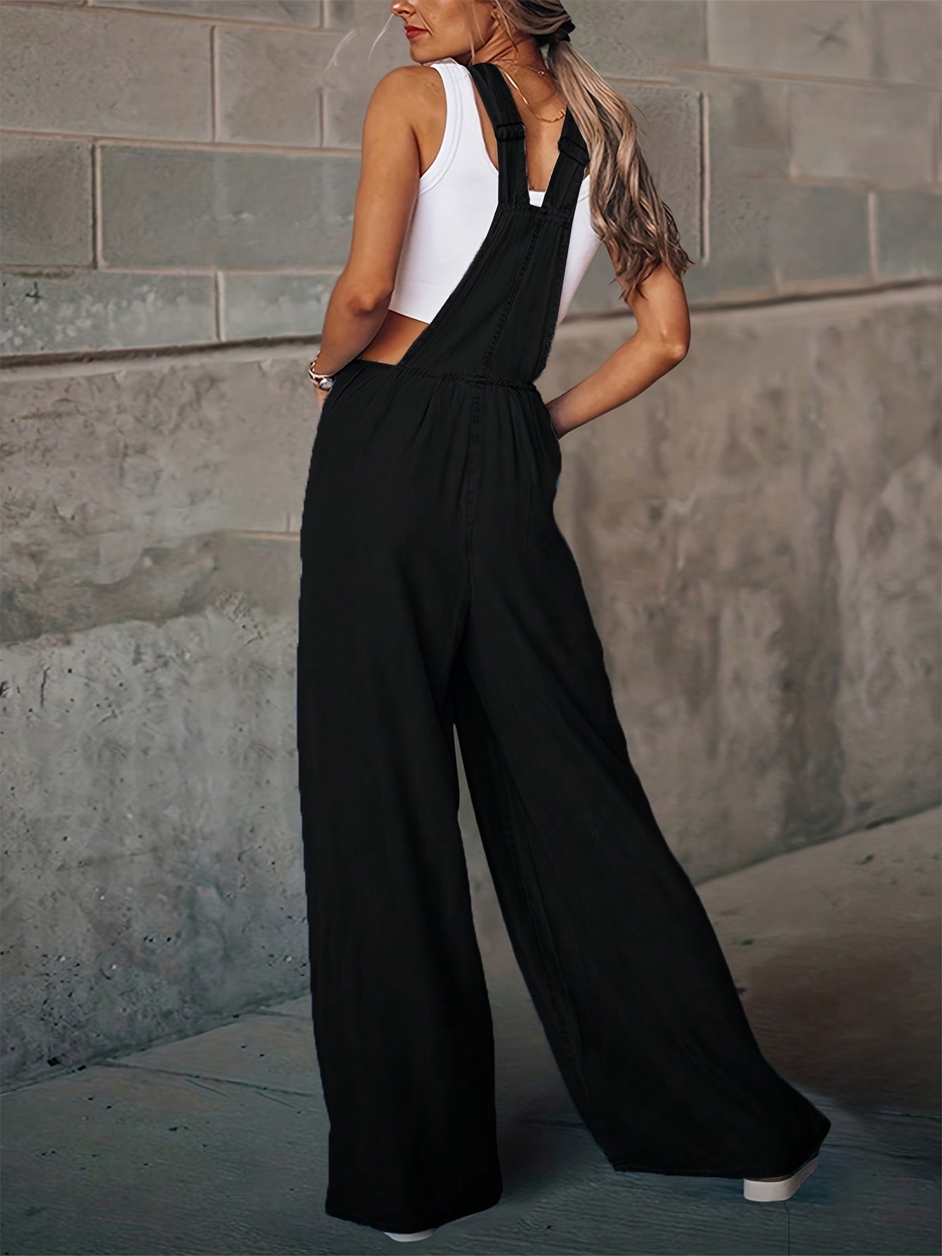 Brooke™ | Relaxed Denim Dungarees