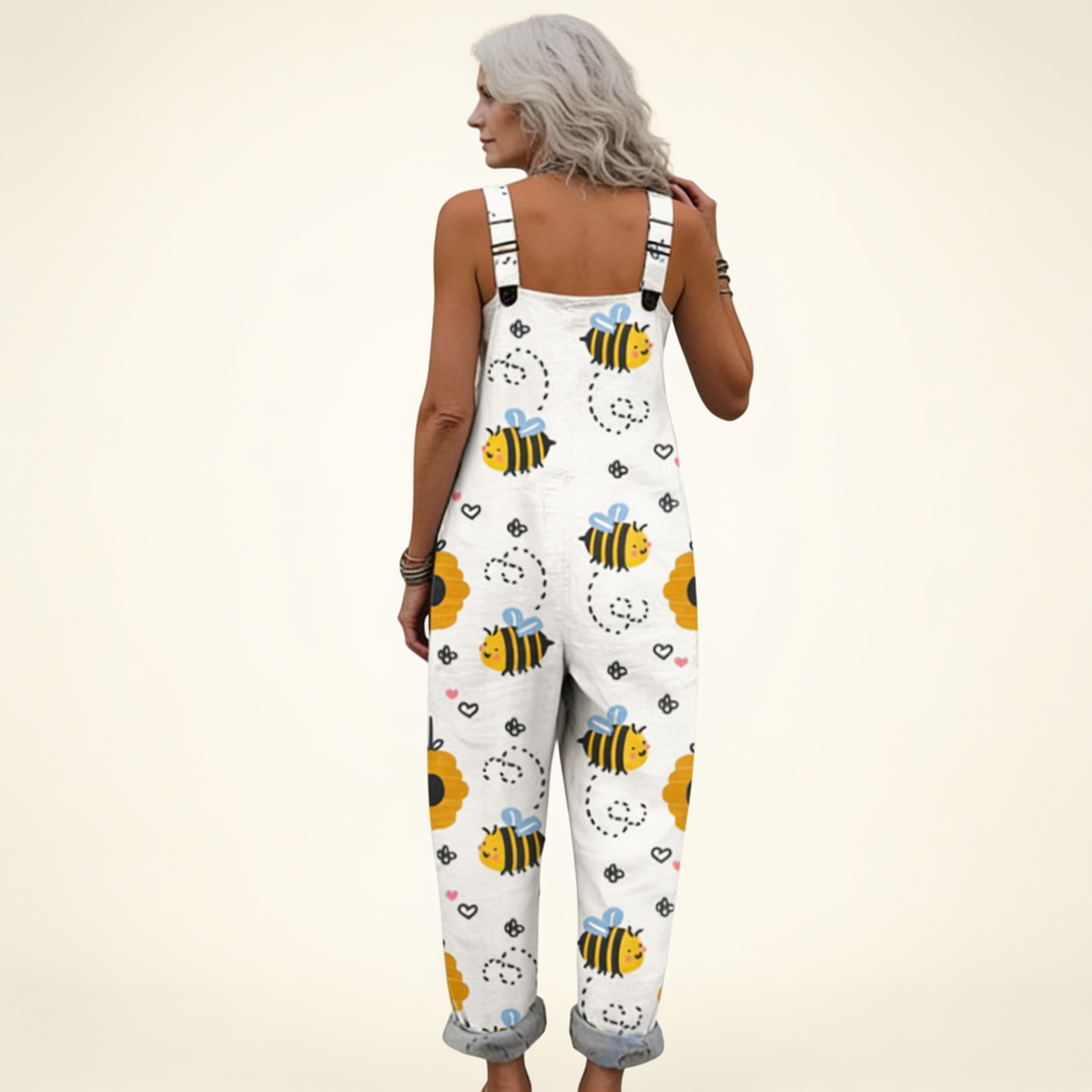 April | Comfortable Printed Overalls
