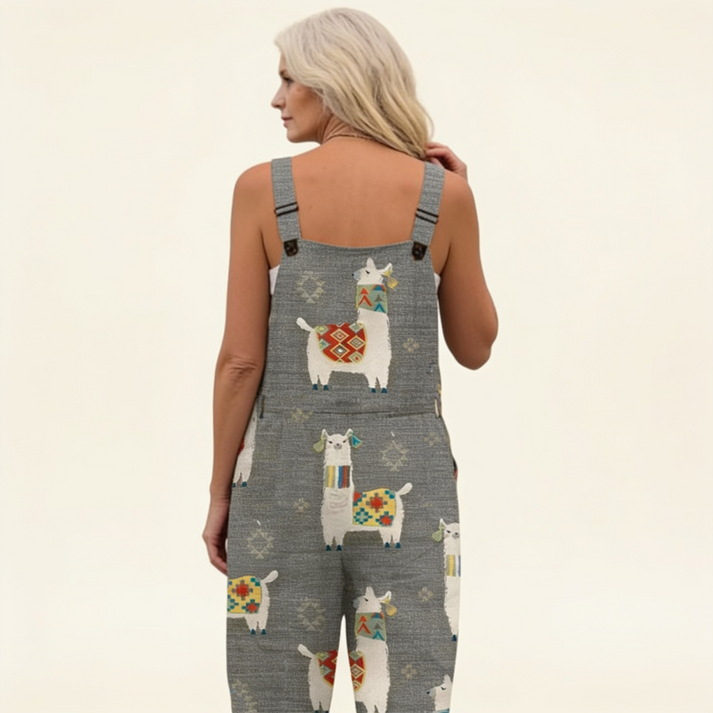 Melissa | Comfortable Printed Overalls