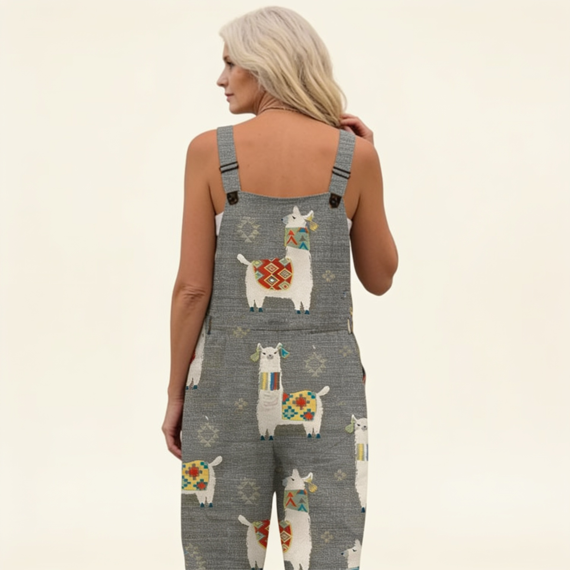 Melissa | Comfortable Printed Overalls