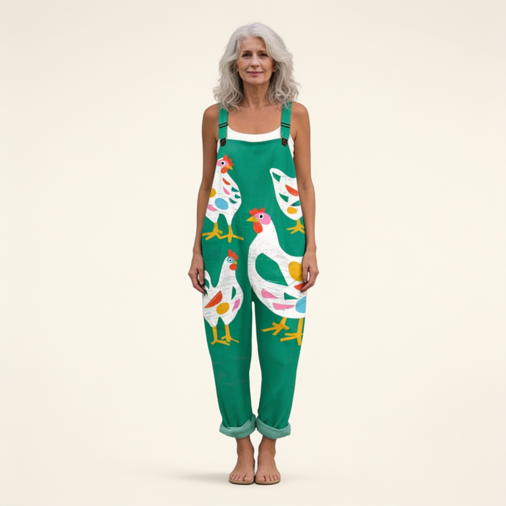 Marissa | Comfortable Printed Overalls