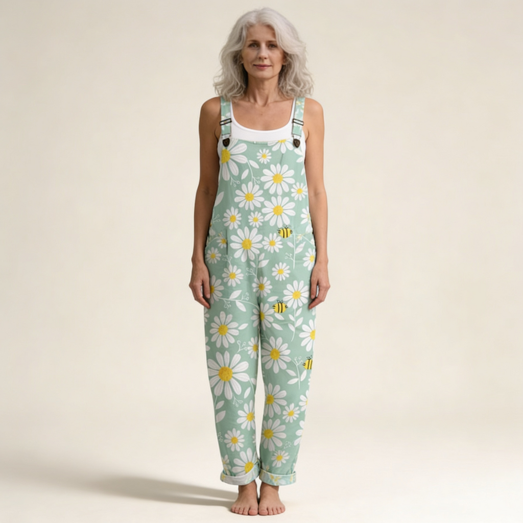 Amanda | Comfortable Printed Overalls