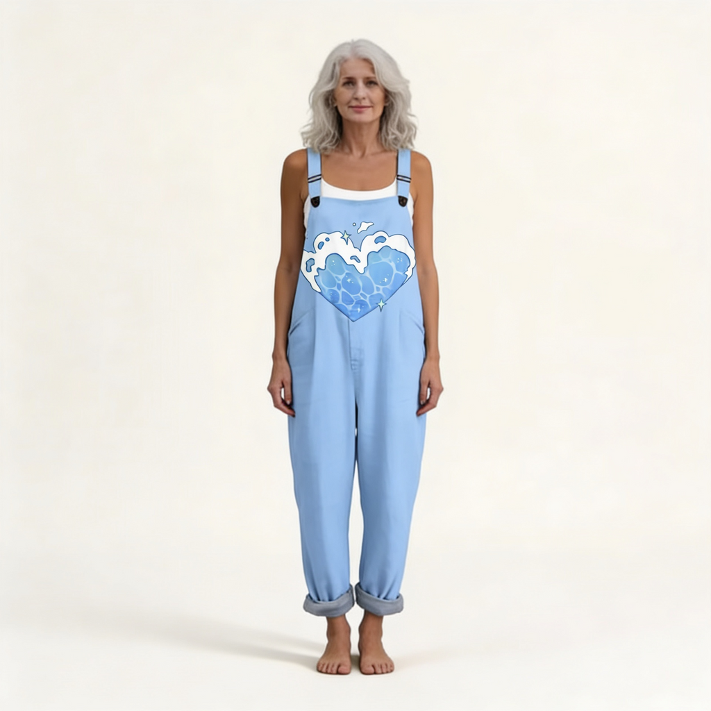 Sandra | Comfortable Printed Overalls