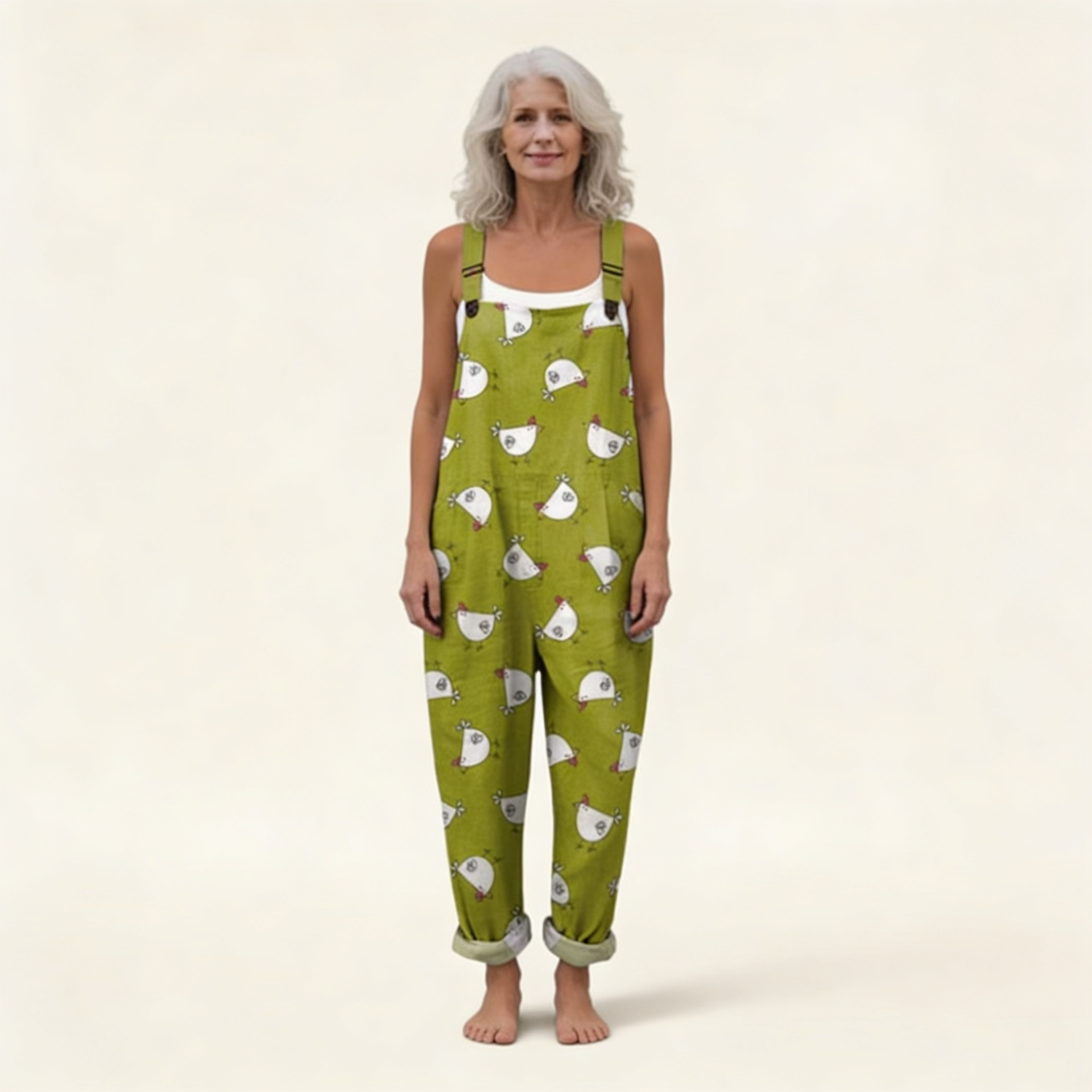 Ella | Comfortable Printed Overalls