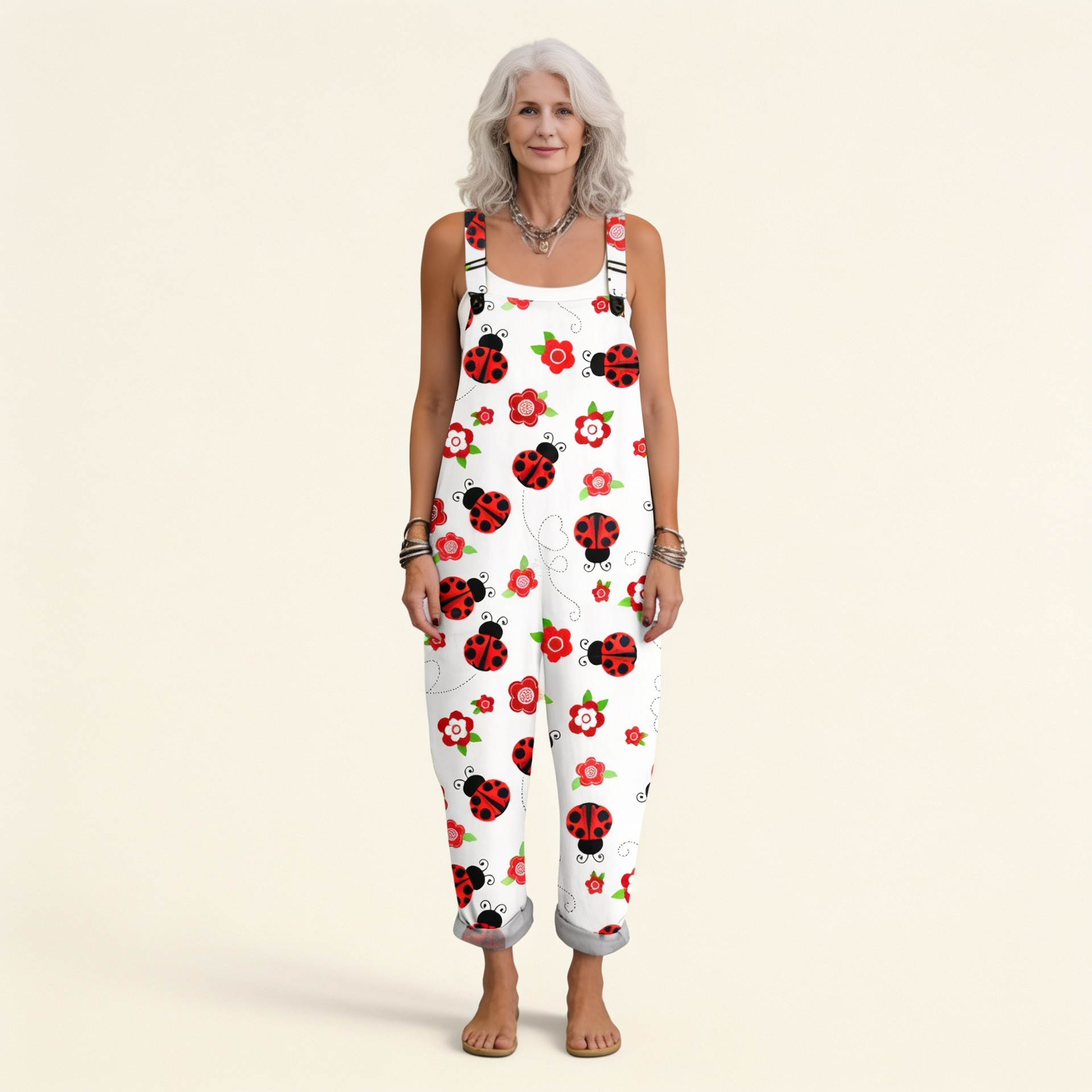 Vanessa | Comfortable Printed Overalls