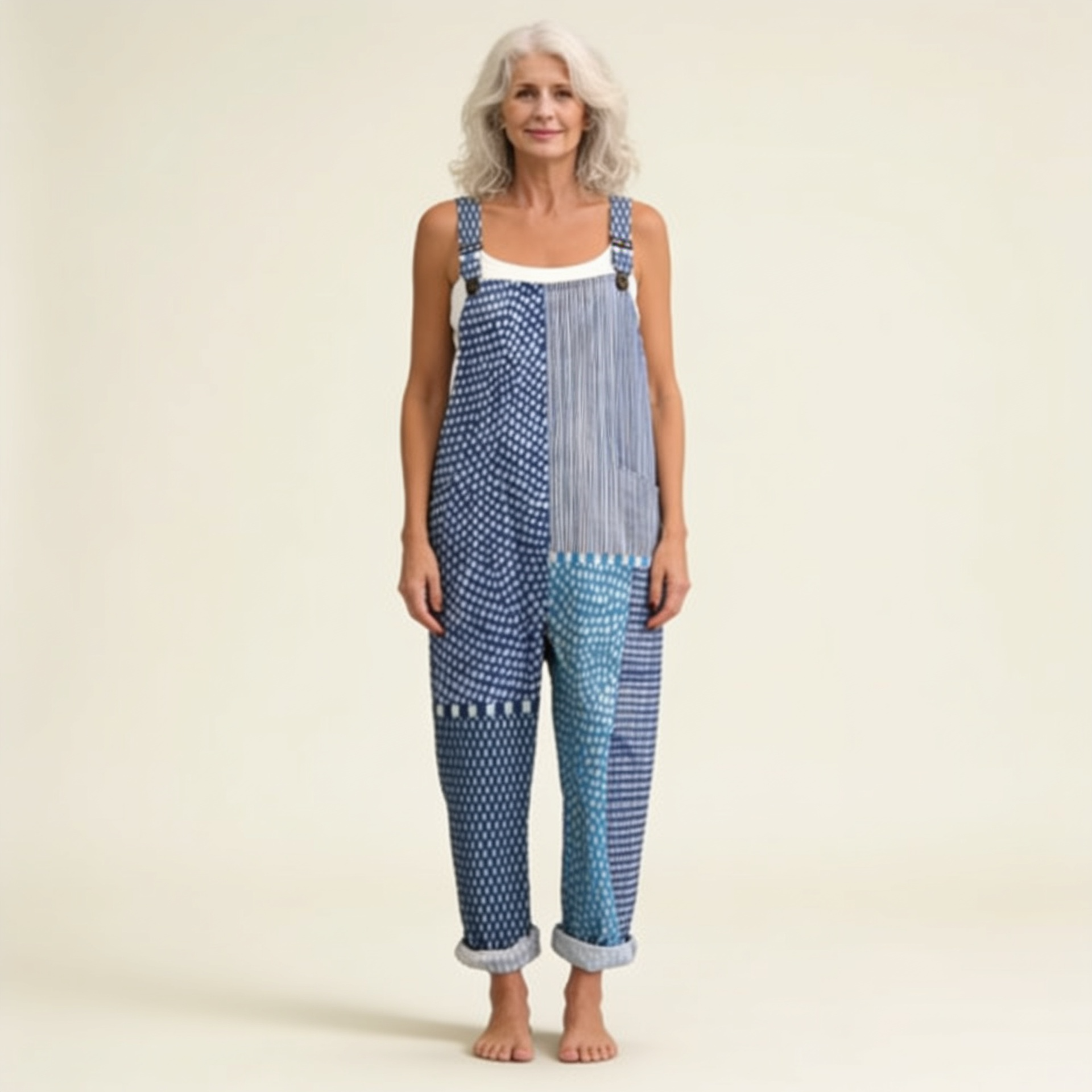 Emma | Comfortable Printed Overalls
