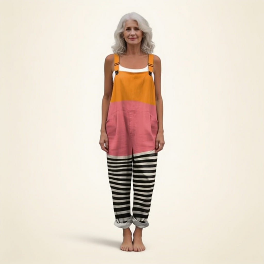 Valerie | Comfortable Printed Overalls