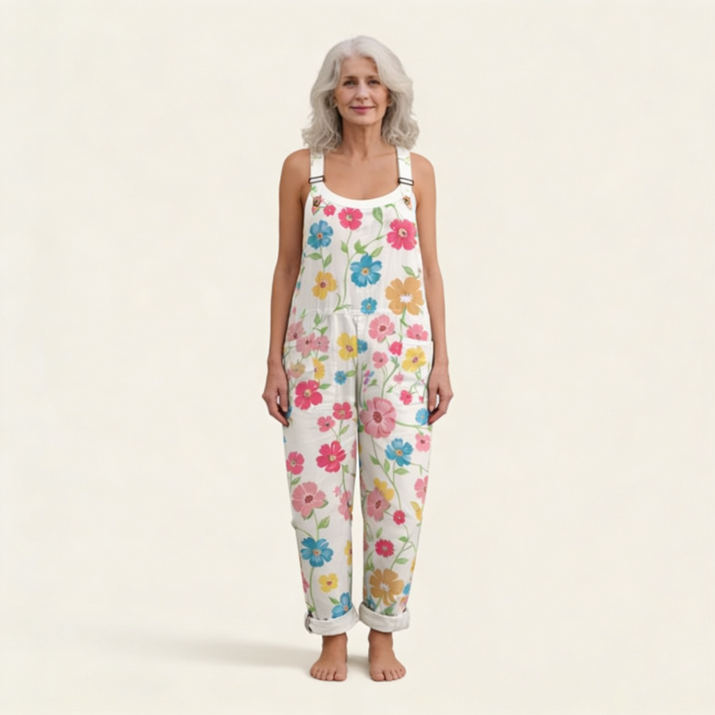 Monica | Comfortable Printed Overalls
