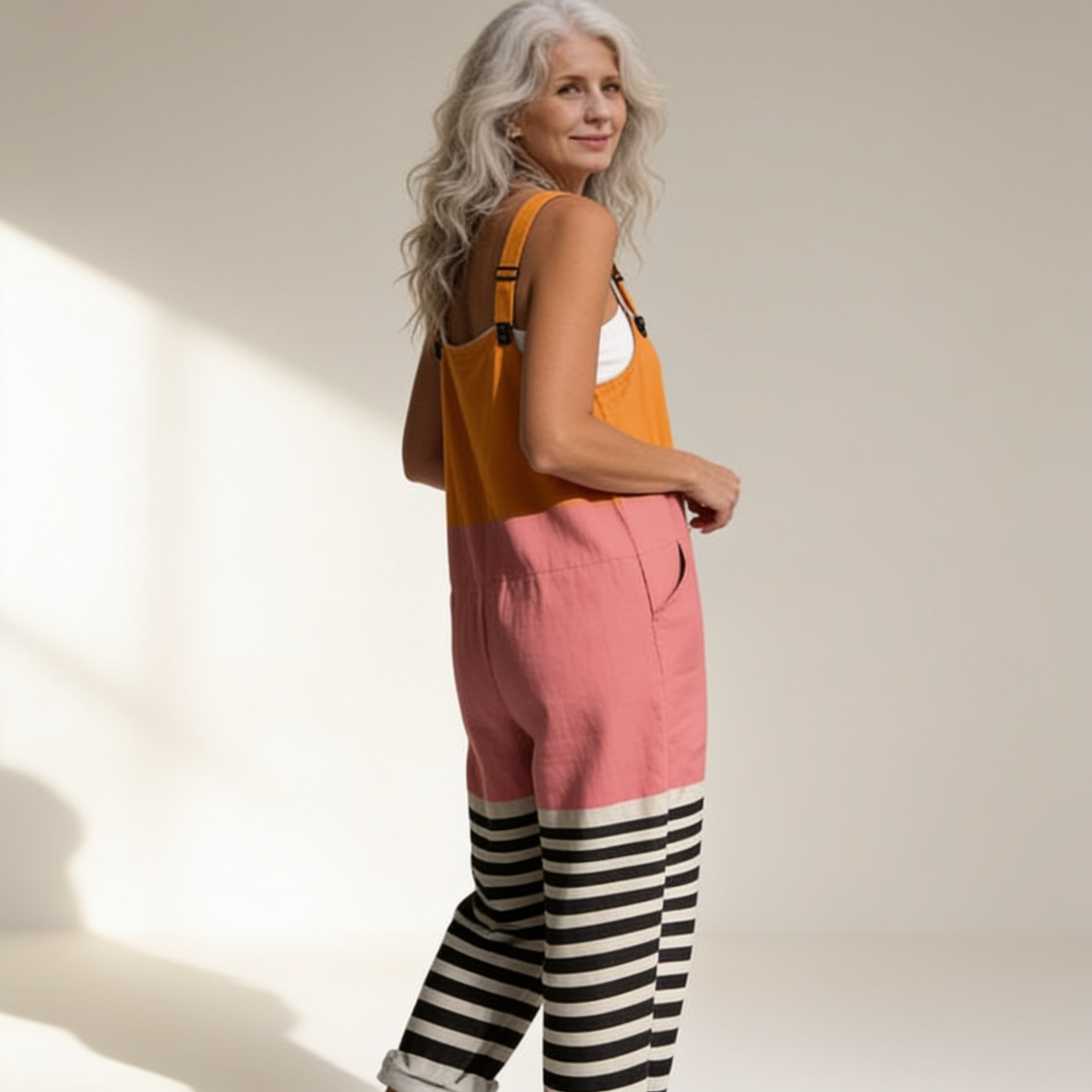Valerie | Comfortable Printed Overalls