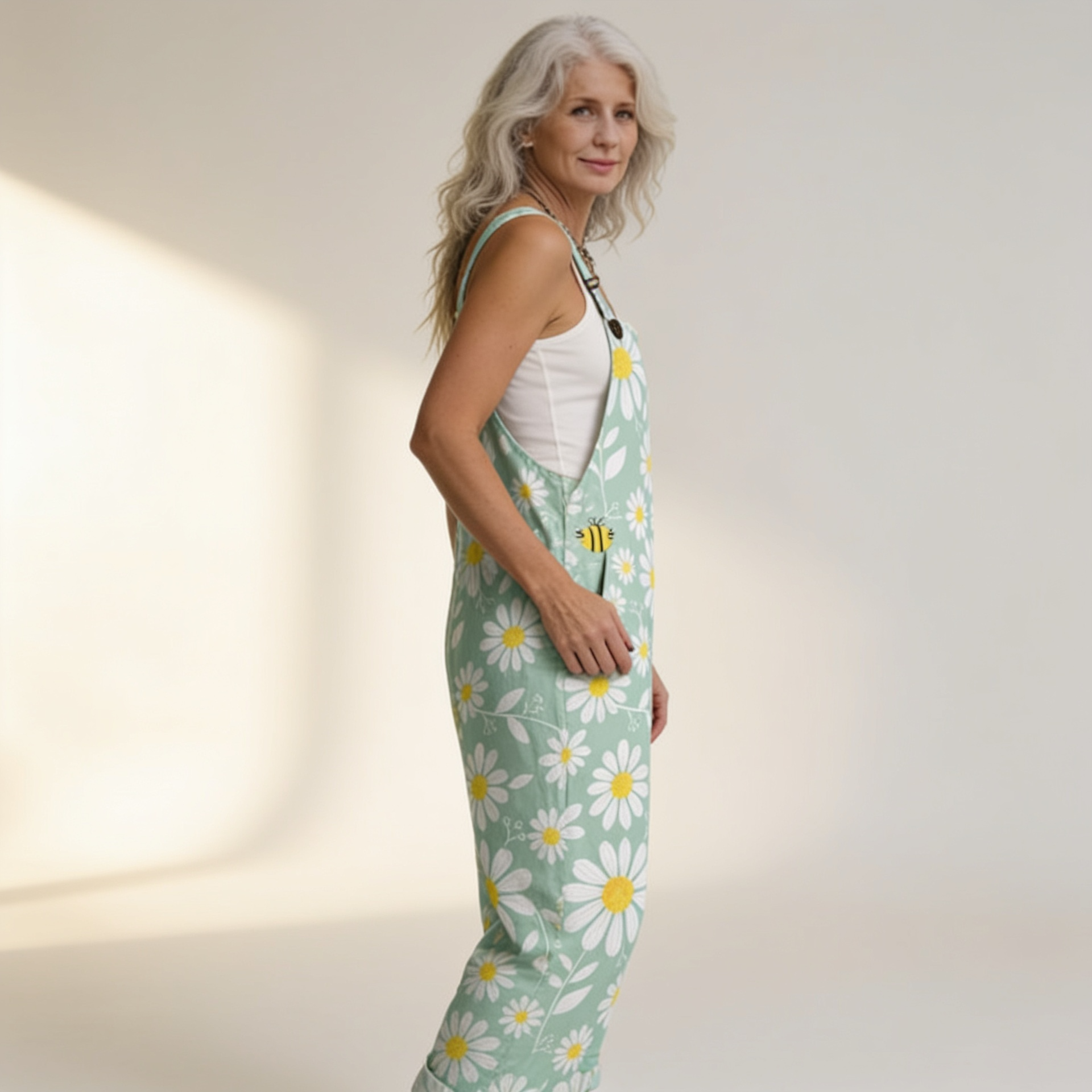 Amanda | Comfortable Printed Overalls