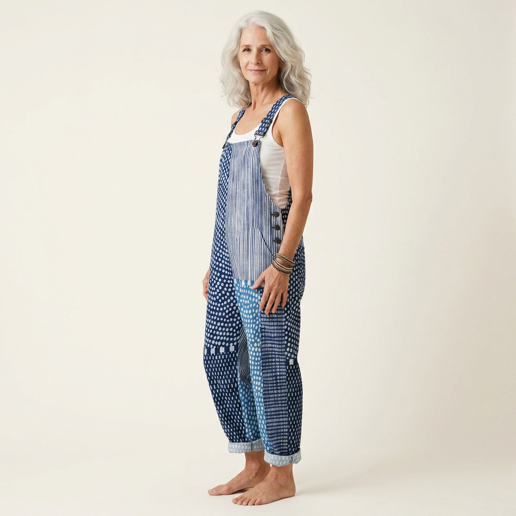 Emma | Comfortable Printed Overalls