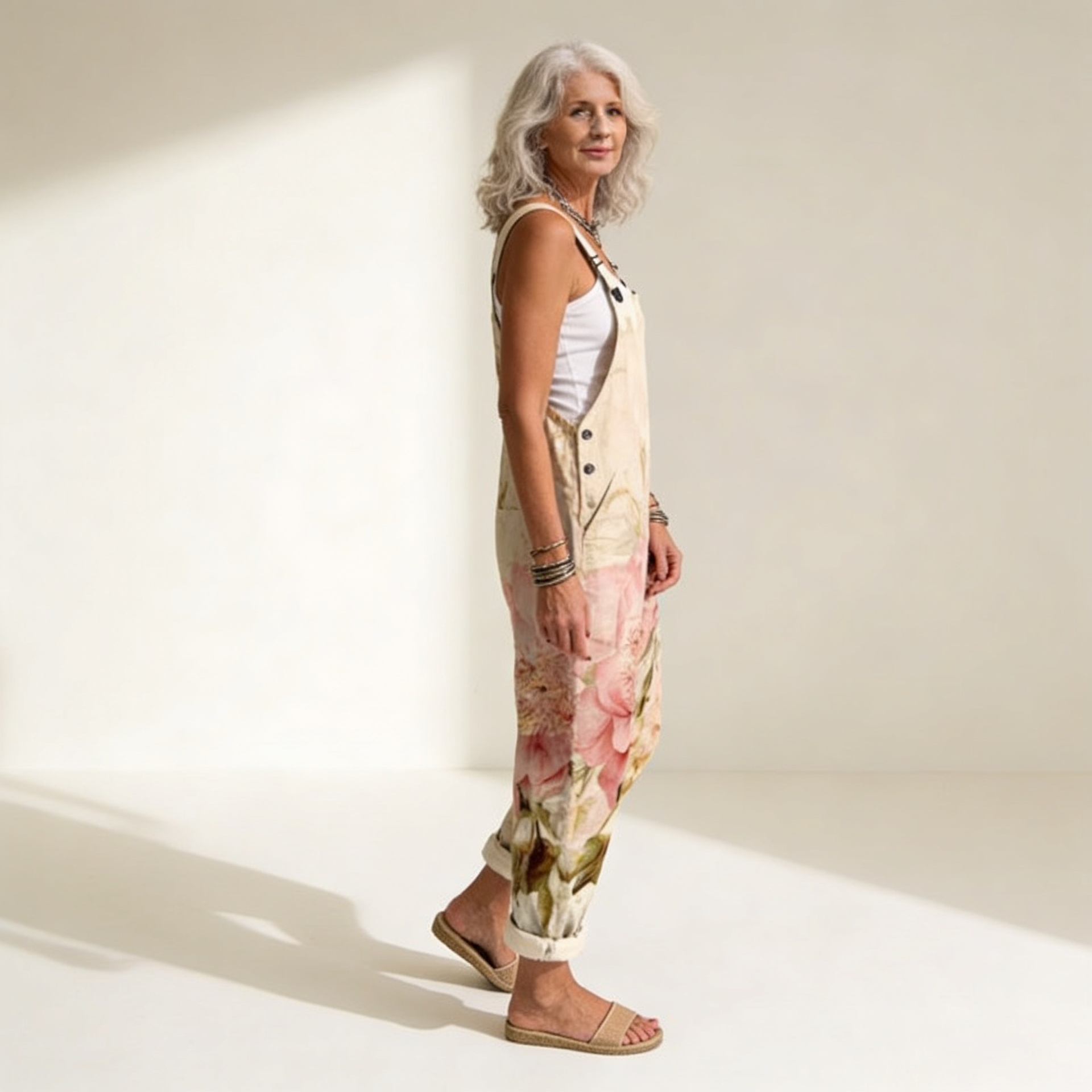 Jennifer | Comfortable Printed Overalls
