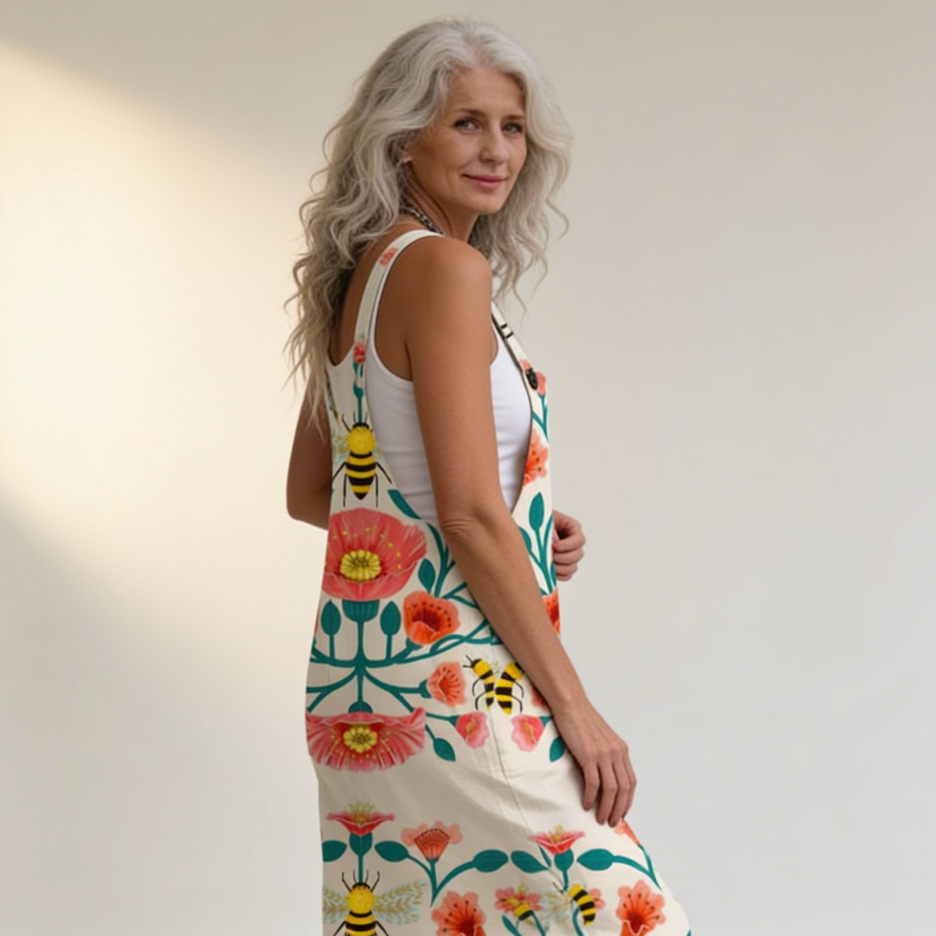 Maria | Comfortable Printed Overalls